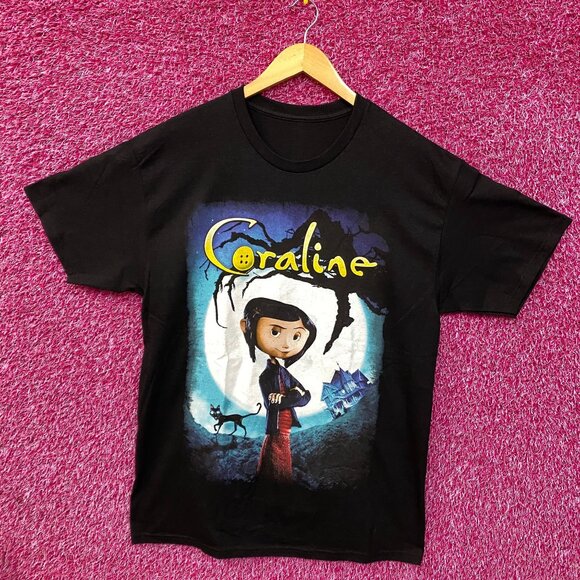 Coraline Jones Coraline Movie Promo T-Shirt XL - Picture 2 of 4